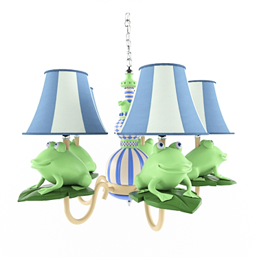 Wonderland Kid's Bedroom Chandelier 3D model image 1 