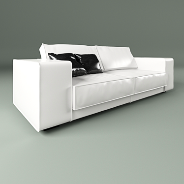 Rolf Estelio Geometric Sofa 3D model image 1 