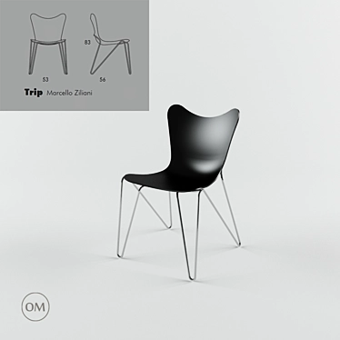 Casprini Trip Chair 3D model image 1 