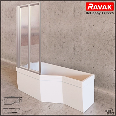 Ravak BeHappy 170x75