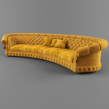 Luxury Quadruple Sofa - Palazzo Estelio 3D model image 1 