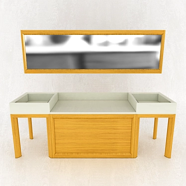 Norvegia Dogi Double Vanity Unit 3D model image 1 