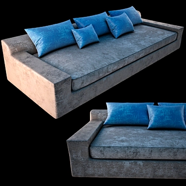 Couch Prussian Blue