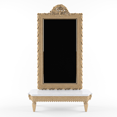 Alexandra Collection Mirror 3D model image 1 