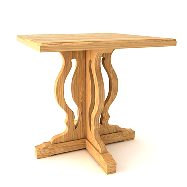 Belfan TAB REC 75: Sleek Dining Table 3D model image 1 