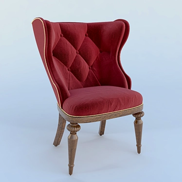 Gamecock Throne: The Ultimate Seating Experience 3D model image 1 