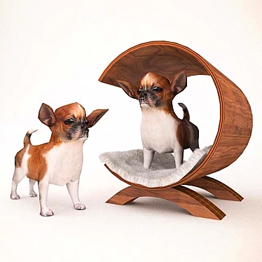 Cozy Canine Cottage 3D model image 1 