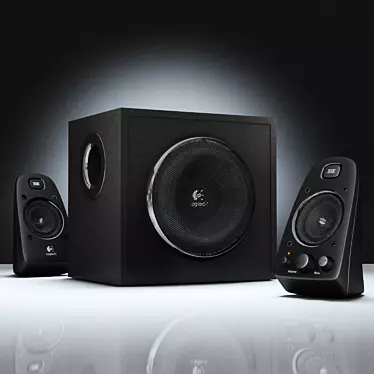 Power Sound System: Logitech Z623 3D model image 1 