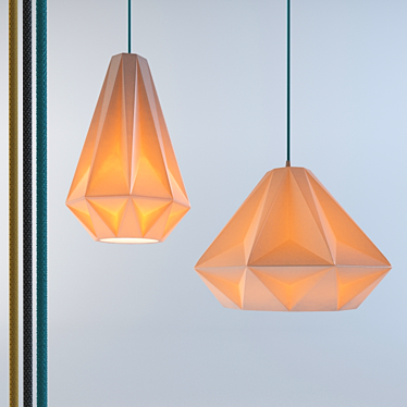 Modern Aspect Pendant Lamps 3D model image 1 