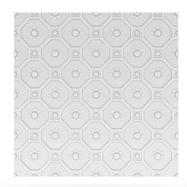 Byzantine Wallcovering: 3D Textured Wallpaper 3D model image 1 