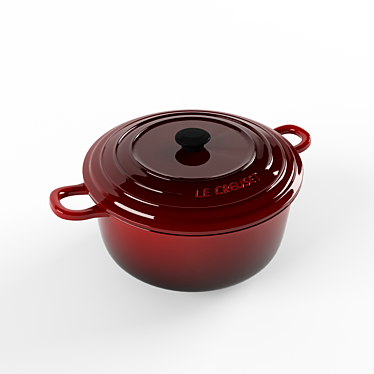  Le Cruset: Iconic Cookware 3D model image 1 