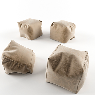 Cozy Cushion Collection 3D model image 1 