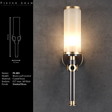 Pieter Adam Bronx Wall-Sconce PA 801