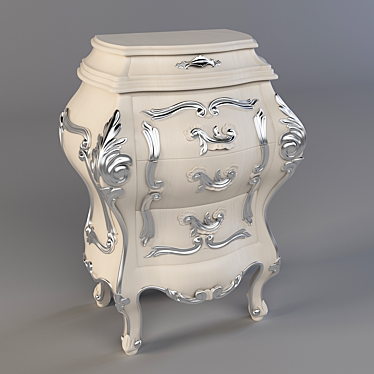 MODENESE GASTONE I DOGI - Luxuriously Elegant Bed 3D model image 1 