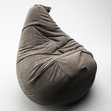 Cozy Bean Bag Chair 3D model image 1 