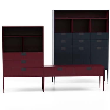 B&B Italia Alcor Collection - Set of 10 Models 3D model image 1 