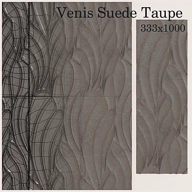 tile Venis Suede Taupe Matt