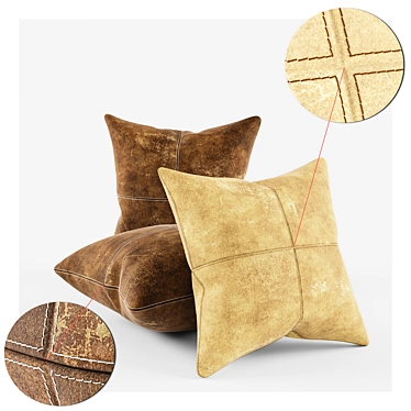 Leather cushions