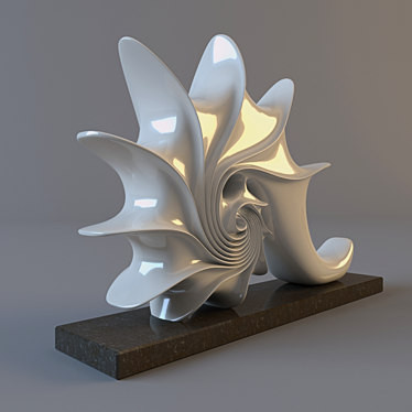 Beachy Vibes: Decorative Seashell 3D model image 1 