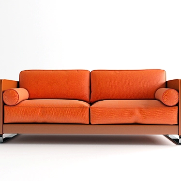 Elegant Elizabet Sofa 3D model image 1 