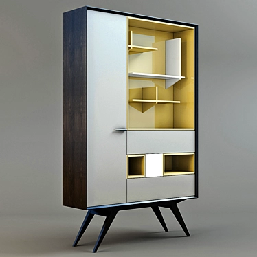 MEKRAN Vegas Wardrobe + Collection (Living Room) 3D model image 1 