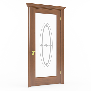 The door with an oval