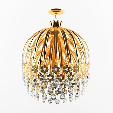 Eurolampart Ginevra 12-Light Crystal Chandelier 3D model image 1 