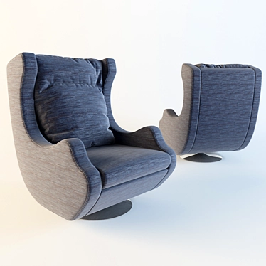 Lazzoni BRJ642 Wheelchair - Compact and Stylish 3D model image 1 
