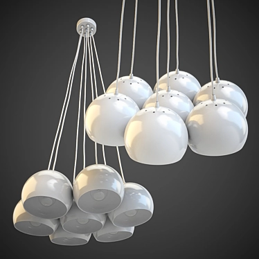 Rainbow Chandelier - Cottbus 3D model image 1 