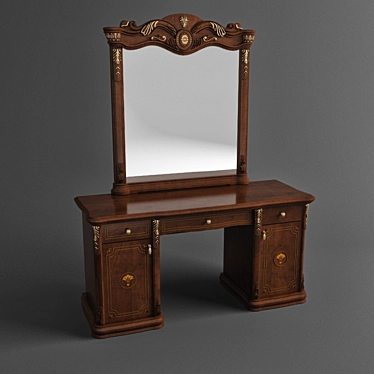 Assolo Aqua Rhodes Table 3D model image 1 
