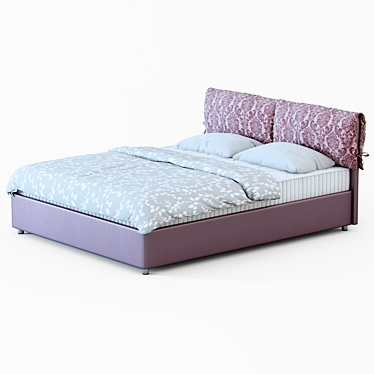 Marsel Bed: Sleek Design, Premium Quality 3D model image 1 