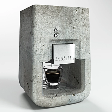 Lavazza Concrete Coffee Machine 3D model image 1 