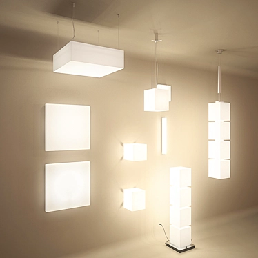 Jeti Tower: Innovative Lighting Solution 3D model image 1 