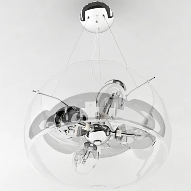 Breezelight 1301/S6 Pendant Lamp 3D model image 1 