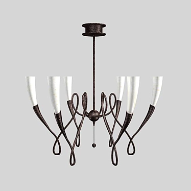 Elegant 86cm TERZANI Chandelier 3D model image 1 