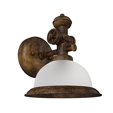Lustrarte 435: Elegant Portuguese Wall Sconce 3D model image 1 