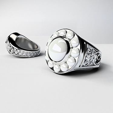 Unique Personalized Ring Design 3D model image 1 