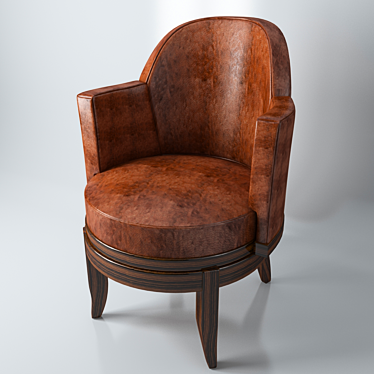 Luxury Pollaro Armchair: CR134C 3D model image 1 