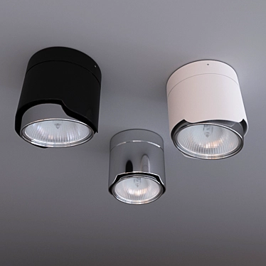 Sleek QR111 | Ceiling Light 3D model image 1 