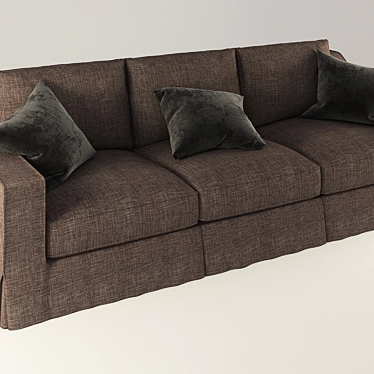 Asnaghi Italian Sofa 3D model image 1 