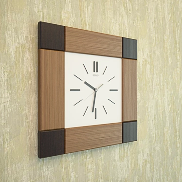 Elegant Wall Clocks 3D model image 1 