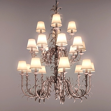 Elegant Firenze Zonca Pendant Light 3D model image 1 