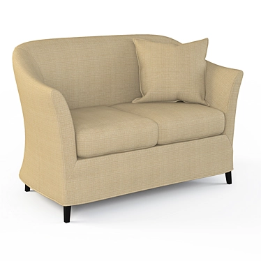 Elegant and Compact Sofa: Alberta Salotti 3D model image 1 