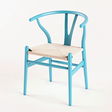 Classic Danish Design: Wishbone Chair 3D model image 1 