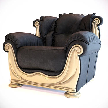 Elegant Maria Armchair: Rosini Classic 3D model image 1 