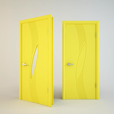 Title: Dyuny4 and Dyuny4 Up Doors Set 3D model image 1 