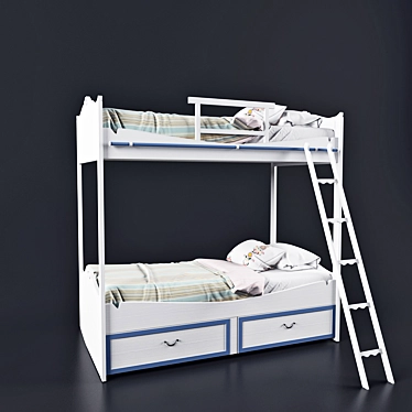 GRANDUCATO ORC55 Bunk Bed 3D model image 1 