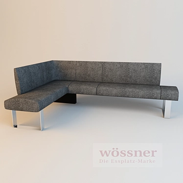 Elegant Kitchen Corner: WOSSNER CATANIA 3D model image 1 