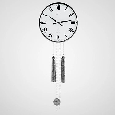 Wall clock Black Russian