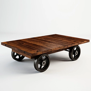 Carsten Cart Table: Stylish and Functional 3D model image 1 